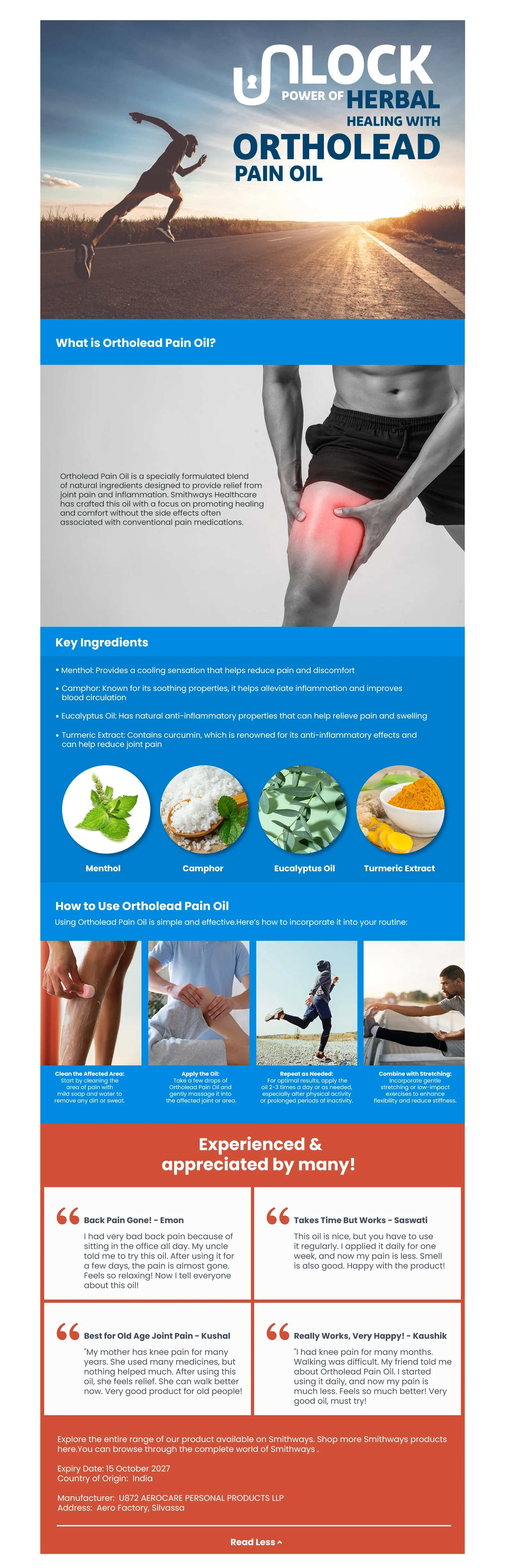 Ortholead Pain Oil